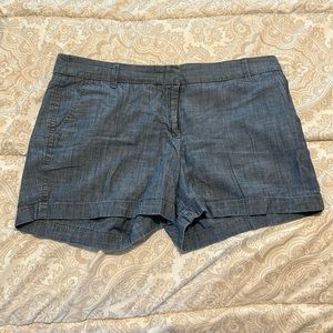 Chambray look shorts